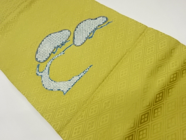 松模様刺繍名古屋帯